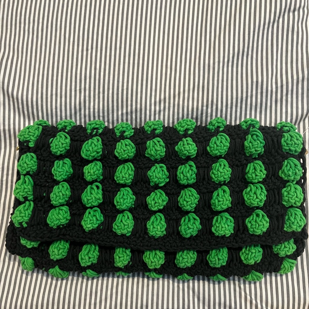 Perfect Clare V. crochet pouch.